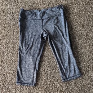 Gray Cropped Leggings